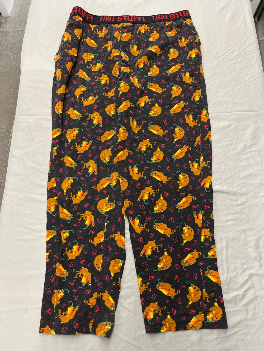 Vintage Hot Stuff Scooby Doo Pajama Pants Men’s Size Large